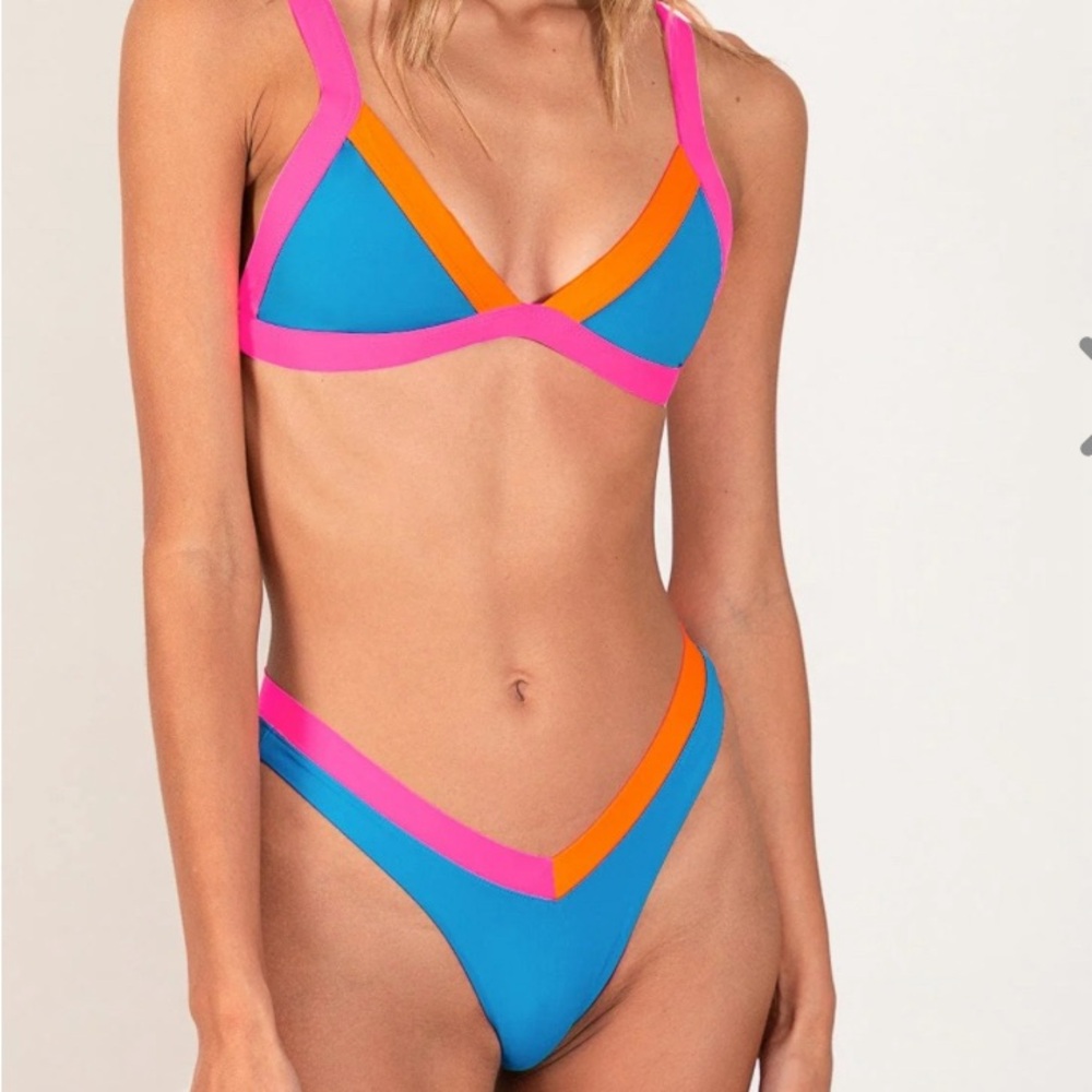 ONEONE Swimwear- Kameron top and Jesse bottom-Palmeto